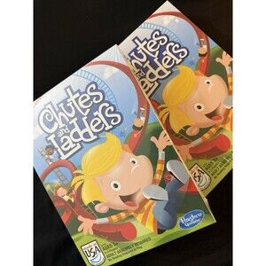 2X Hasbro Chutes and Ladders Board Game